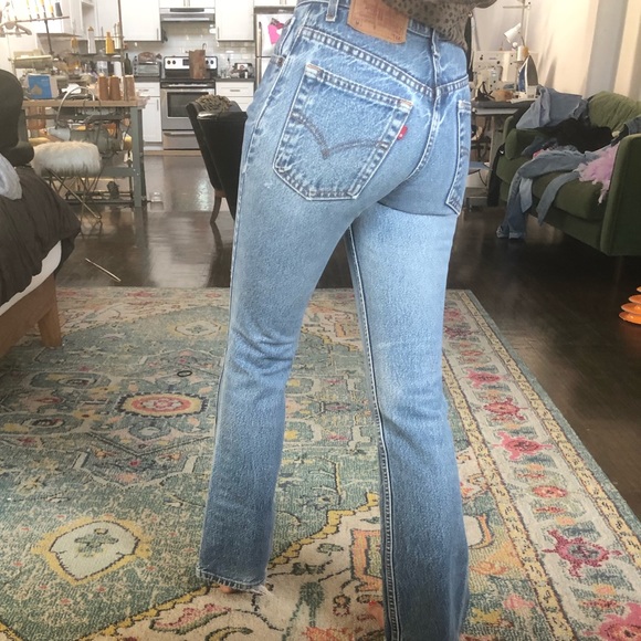 ❤️SOLD❤️geous Rare Levis 517 Bell Bottoms sz 24 - Picture 2 of 4